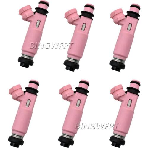 Original 6pc/lot fuel injector 195500-4140 MR507376 for Pajero Sport 6G72 3.0 V6 V73