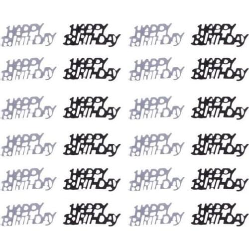 Festival supplies confetti happy birthday for Gift Craft Birthday Party baby shower favor DIY table crakers scatter sprinkles Wh