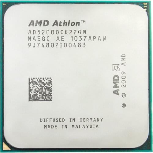 AMD Athlon X2 5200+ CPU Processor (2.3Ghz/1M/65W)Socket AM2+ AM3 CPU