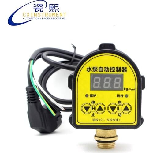 Water Pressure Switch With 0~10 Bar Pressure Range Relay Switch Signal Output and G1/2 Inch Connection Pressure Switch