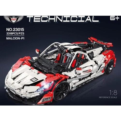 IN STOCK 23015 3318Pcs New Series P1 Super Race Car Model Building Blocks Bricks Educatonal Toys Birthday Christmas gift