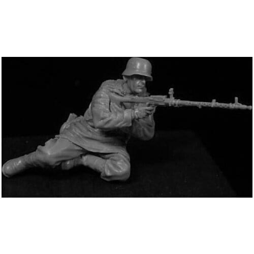 1/35 Scale Die-cast Resin White Model World War II Resin Model Sniper Needs To Manually Color The Model Free Shipping