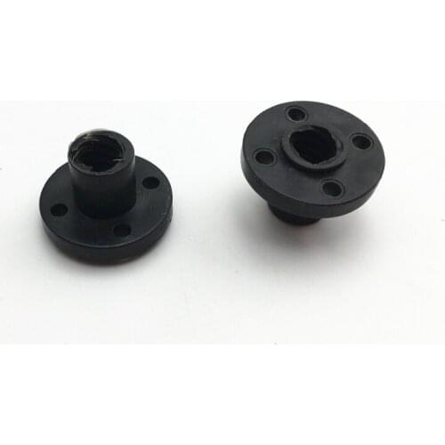 1PCS T8 Trapezoidal lead screw nut 2mm Pitch POM Nut For DIY 3D Printer Or CNC Machine