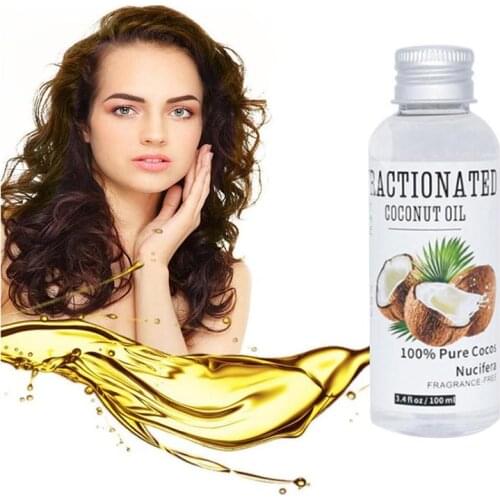 100% Pure Sweet Almond Oil Coconut Oil Cold Pressed Moisturizing Essential Body SPA Massage Oil Nourishing Skin Care