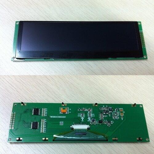 5.5 inch 16P Green SPI OLED Module SSD1322 Drive IC 8Bit Parallel Interface 256*64