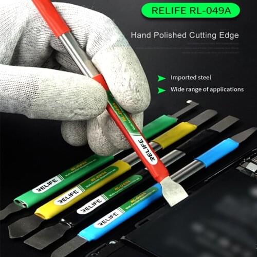 5pcs/Lot Anti Static Double-Headed Metal Prying Knife Tools Tin Scraper for Mobile Phone Removing Glue Disassemble Hand Tool Set