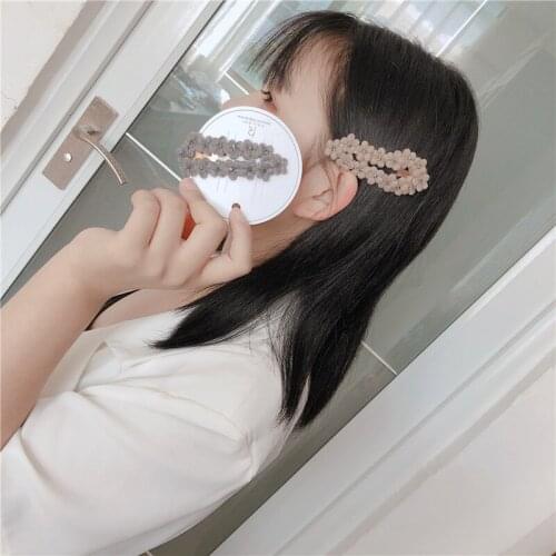 Glittering Rhinestone Pearls Hairpins Headwear for Women Girls fashion Hair Clips Barrette Tools hair Accessories Hair Ornaments
