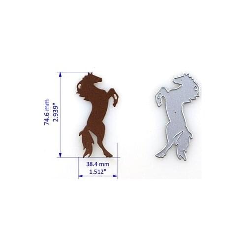 DF horse Cutting Dies for DIY Scrapbooking/photo album Decorative Embossing DIY Paper Cards