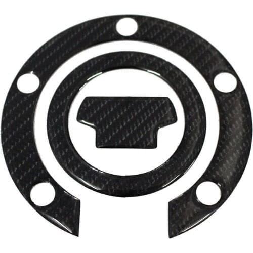 K-CGTCP-04 3D Carbon Fiber Tank Gas Cap Pad Filler Cover Sticker Decals Fit NEW YAMAHA ALL