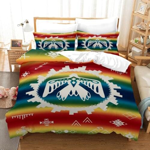 3D Bedding Set 3D Print Design Duvet Cover Sets King Queen Twin Size Dropshipping Boy gife National style