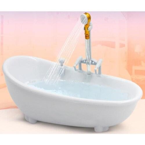 Doll House Automatic Circulating Water Bathtub Bathroom Accessories
