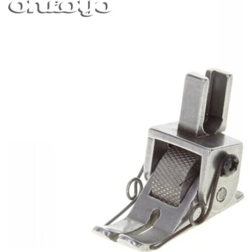 Single Industrial Sewing Machine Spare Parts Flat Seam Machine Roller Presser Foot For Thin And Heavy Fabric Metal Without Teeth