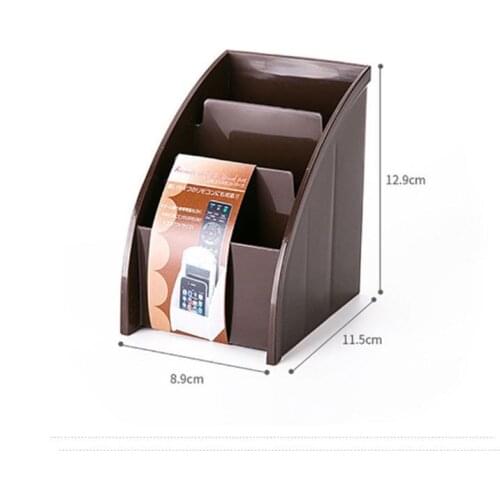 Plastic TV Remote Control Storage Holder Mobile Phone Holder Stand Washable Home Office Storage Boxes Desktop Storage Case
