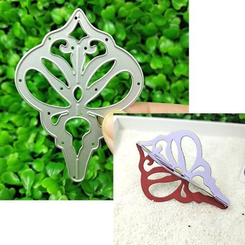 Suitable for Christmas metal cutting die DIY scrapbook and 3D greeting card multifunctional folding windbell 2021 NEW