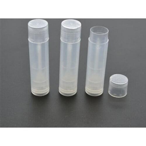 5 Pcs Empty Clear LIP BALM Tubes Containers Transparent Lipstick fashion Cool Lip Tubes Refillable Bottles High Quality