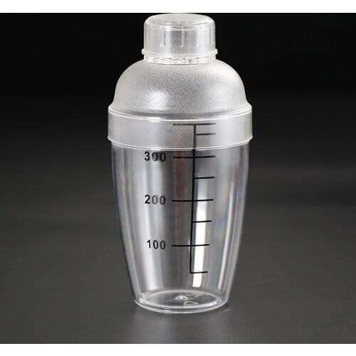 YOMDID Durable PC Cocktail Shaker Milk Tea Cocktail Mixer Shaking Cup With Scale For Bar Bartender Practical Barware Shaker