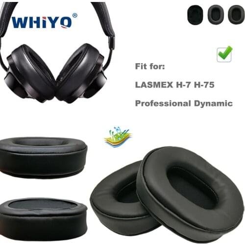 Replacement Ear Pads for LASMEX H-7 H-75 H7 H75 Professional Headset Parts Leather Cushion Velvet Earmuff Earphone Sleeve Cover