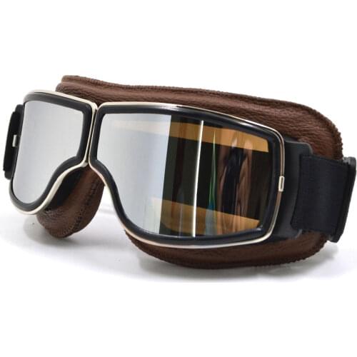 BJMOTO Brand New Cool Scooter Motocross Goggle Glasses Motorcycle Cycling Goggles Cruiser Steampunk ATV Bicycle Eyewear Glasses