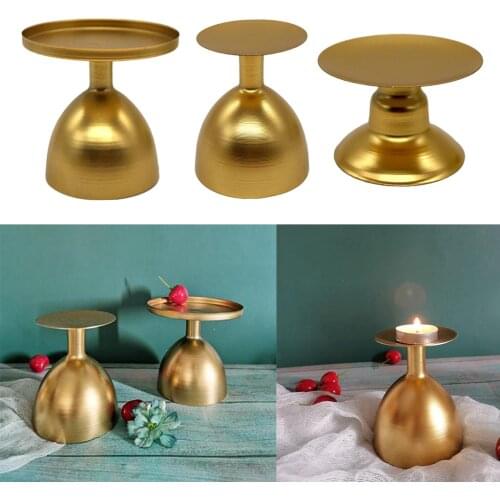 Golden Candlesticks Candle Holder Wedding Event Banquet Tabletop Decor
