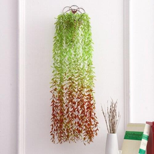 100cm DIY Home decoration Artificial Willow Rattan Fake Foliage Flowers Ivy Vines Artificial Plants