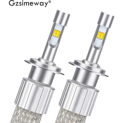 2PCS Car H7 led H4 headlight H1 H11 9005 bulbs 4300k 12000lm XHP50 super LED Headlight H3 880 fog bulb projector lens motorcycle