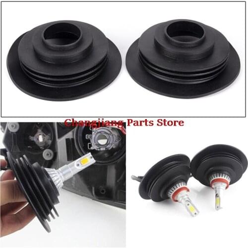 2Pcs Universal Headlight Rubber Dust Cover Cap 3.2cm For LED HID Xenon Halogen Bulb Waterproof Dustproof