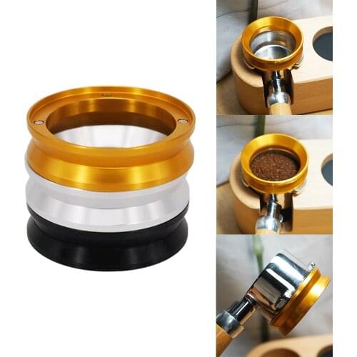 Espresso Dosing Funnel Aluminum Dosing Ring Precision 51/54/58mm Breville Delonghi Portafilters Funnel Coffee Pot Tool