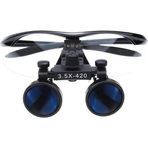 3.5X420mm Binocular Dentistry Dental Magnifier Lupe Magnifying Glass Loupes for Dentist