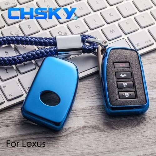 CHSKY TPU For Lexus Key Cover For Lexus NX GS RX IS ES GX LX RC 200 Car Key Covers Shell Case keychain Car Styling Accessories