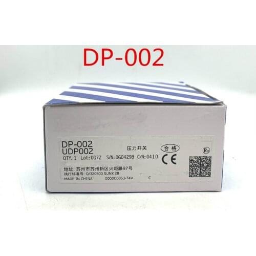 DP-002 New Original Genuine Digital High Pressure Vacuum Type Sensor NPN for Gas 0 to 145 PSI (0.000 to +1.000 MPa)