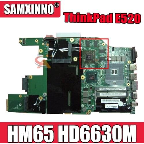 For Lenovo ThinkPad E520 notebook motherboard PGA988B HM65 GPU HD6630M DDR3 100% test work
