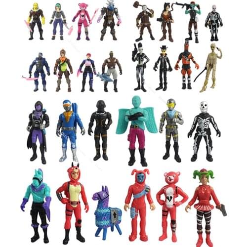 10-15cm Fortnite Toy Game Anime Figure Model Toys Second Generation Toy Doll with Weapon Series Kids Christmas Toy Birthday Gift