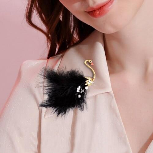 Kioozol Black Brooches For Clothes