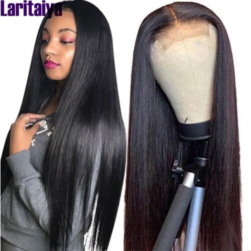 Malaysian Remy Human Hair 4x4 Lace Closure Wig T Part Transparent Lace Human Hair Wig Bone Straight Human Hair Wigs for Women