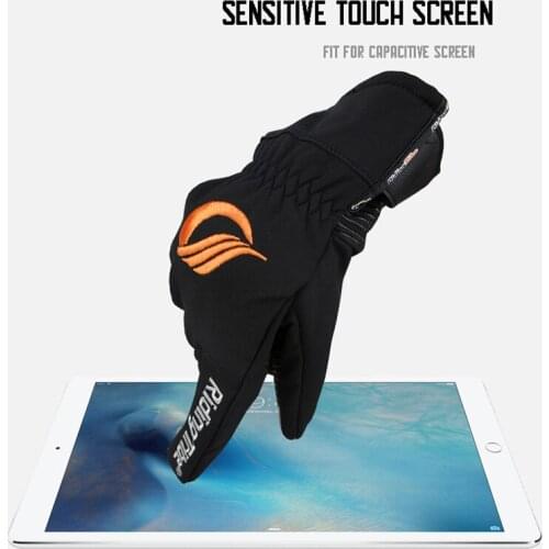 Motorcycle soft Touch Screen Scooter gloves Waterproof Racing gants moto Mitten winter thicken warm Riding Non-slip gloves MTV06