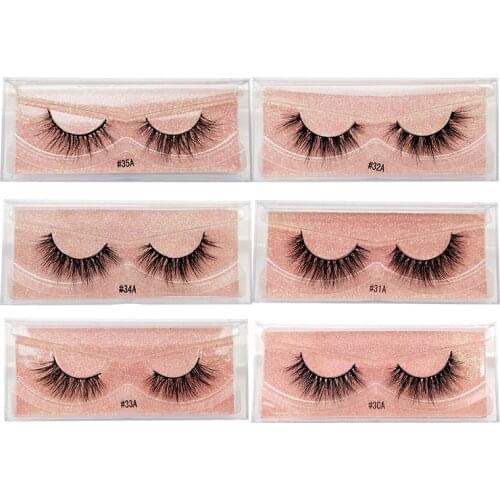 Wholesale Mink Eyelashes Natural False Eyelashes Fake Eye Lashes Long Makeup3D Mink Lashes Extension Eyelash Makeupfor Beauty