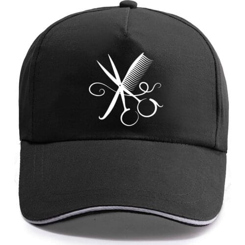 New Summer Fashion Hair Salon Barber Hair Salon Baseball Cap Unisex Women Men Cotton Haircut Room Hat Snapback Hats Trucker Caps