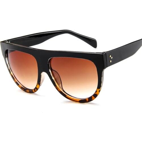 New Classic Oval Red Women Sunglasses Female Vintage Luxury Plastic Brand Designer Cat Eye Sun Glasses UV400