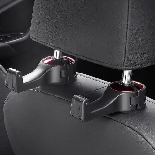 Adjustable Car Headrest Hooks Mobile Stand Car Phone Holder Fastener Seat Back Hanger Clips For Bag Handbag Houseware