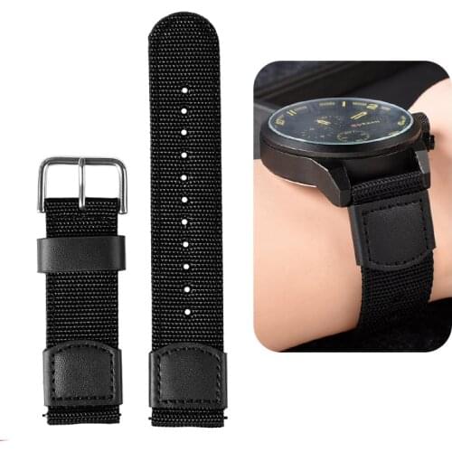 For SNE537 SRP601J1 fashion watchband nylon watchband black blue 18mm 20mm 22mm simple replacement Men General watchband