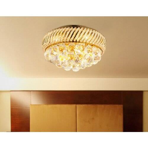Luxury crystal Ceiling lamp Bed room Ceiling Lights Crystal Ball k9 crystal Modern Ceiling lights 25 CM (9.8 Inch) Diameter