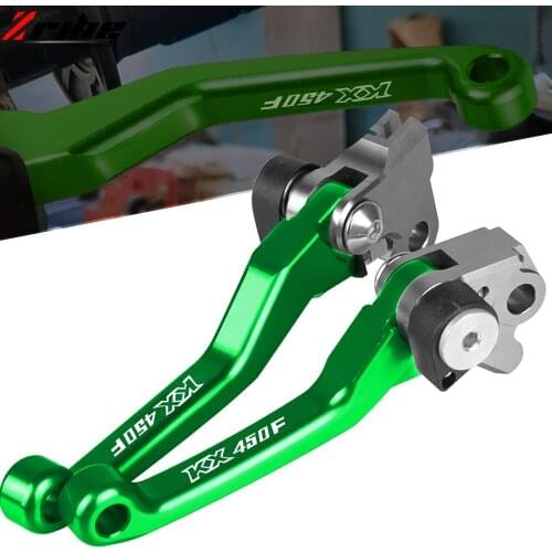 CNC Motorcycle Dirt Bike DirtBike Motocross Pivot Brake Clutch Lever For Kawasaki KX450F KX450 KX 450F 450 F 2006-2018 2017 2016