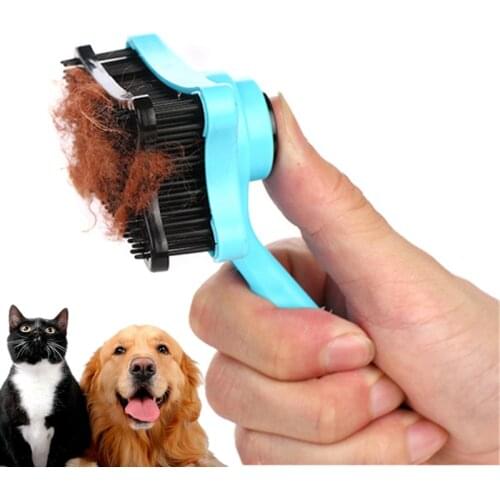 Silicone Multi-purpose Pet Comb Dog Cat Brush Hair Fur Shedding Trimmer Grooming Rake Professional Removal Comb Pet Dog Combs