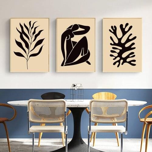 Contemporary Abstract Organic Shapes Modern Illustration Posters Prints Minimalist Nordic Canvas Painting Picture Decor