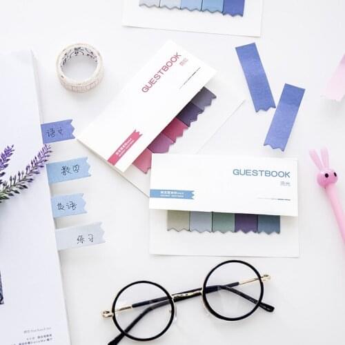 Colorful Note Loose-leaf Memo Pad Flags Tabs Page Markers Paper Index Bookmark Keynote Sticker Office School Stationery Supplies