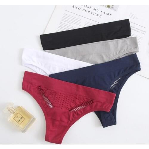 Women Panties Cotton Underwear G-String Panty Sexy Bodyshaper Seamless Female Sexy Thong Lingerie Comfort Briefs Ladies T-back