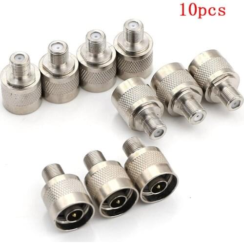 10Pcs/lot N-type N male plug to F female jack RF coaxial adapter connector