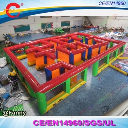 12.5x8.5m outdoor inflatable maze,good quality inflatable laser tag maze games,inflatable labyrinth puzzle sport games