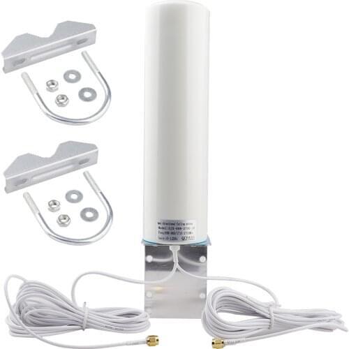 15dbi 5G 4G antenna 600-3800mhz Outdoor 4G 5G Cylinder Antenna for 5G Router with External 5G Antenna Amplifier