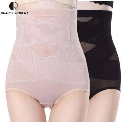 2 PCS Seamless Women Shapers High Waist Slimming Tummy Control Pants Pantie Briefs Magic Body Shapewear Lady Corset Underwear